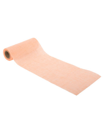 Rózsaszín muszlin asztali futó 14 cm 5 méteres esküvői dekoráció