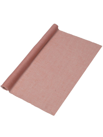 Rózsaszín muszlin asztali futó 48 cm x 5 m esküvő és keresztelő
