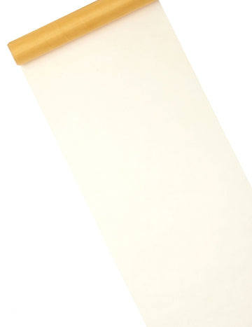Fényes arany organza asztali futó 28 cm x 5 m 