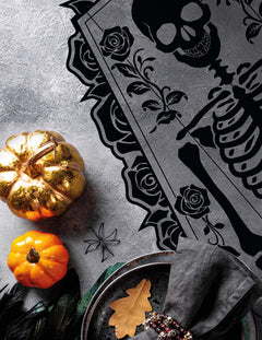 Halloween-i eldobható és újrahasználható étkészlet