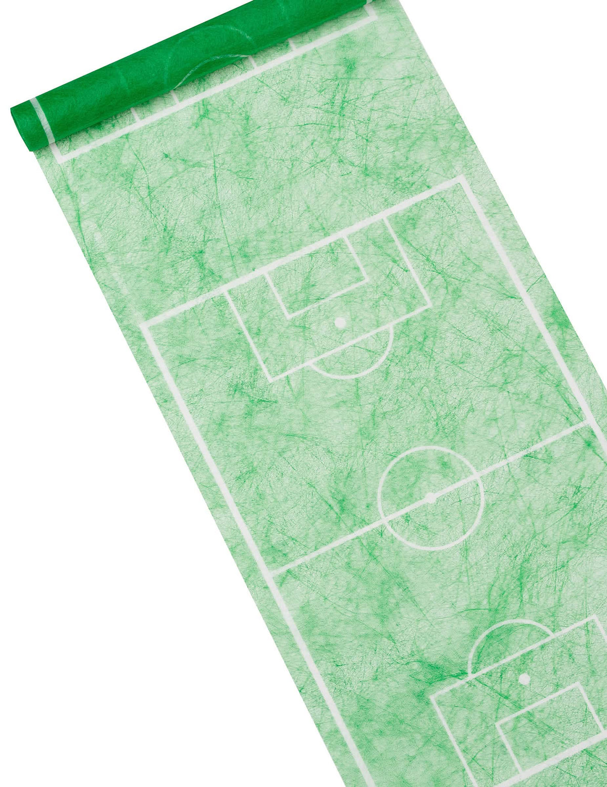 Nem szőtt anyagból készült zöld focipálya mintás asztali futó