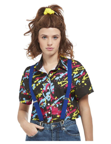 A fekete 90 -es évek ing nyomtatott nyomai többszínű festék