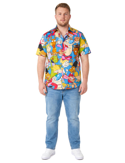 Felnőtt 90-es évekbeli Nickelodeon™ rajzfilmfigurás Opposuits™ póló