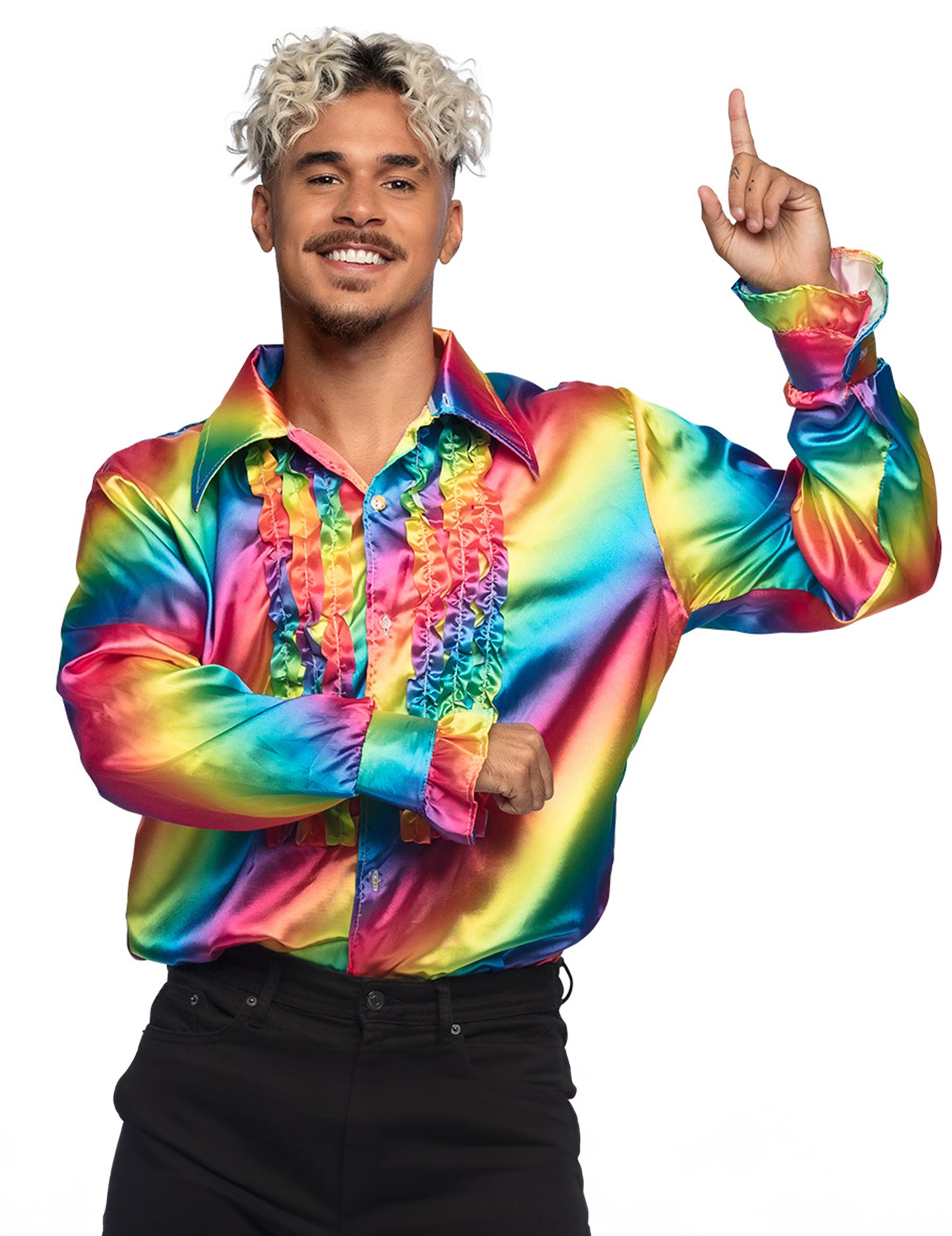 Felnőtt ív-en-ciel disco ing
