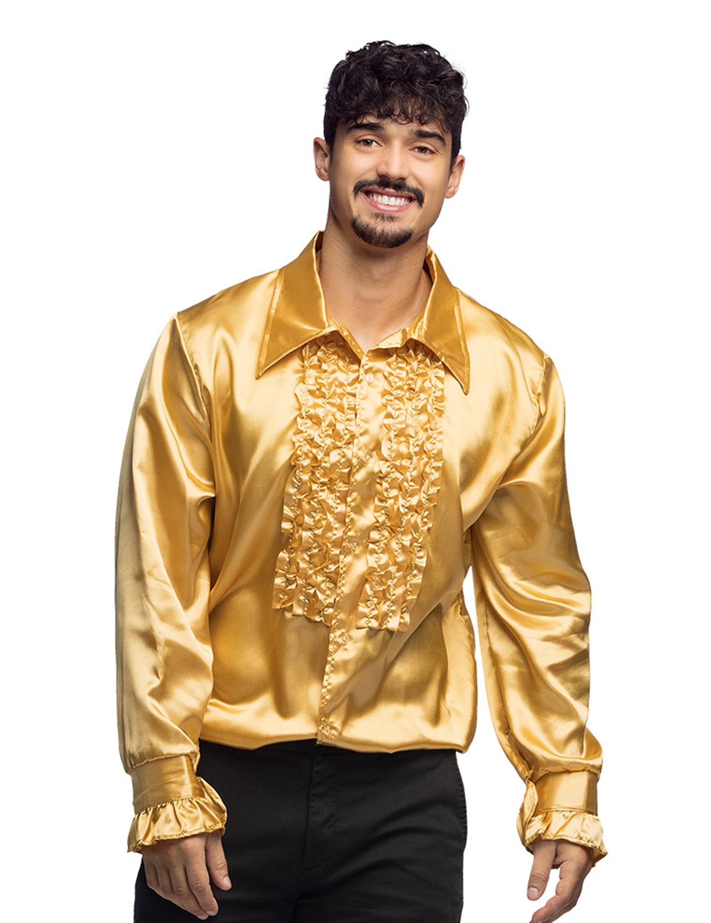 Férfi arany disco ing