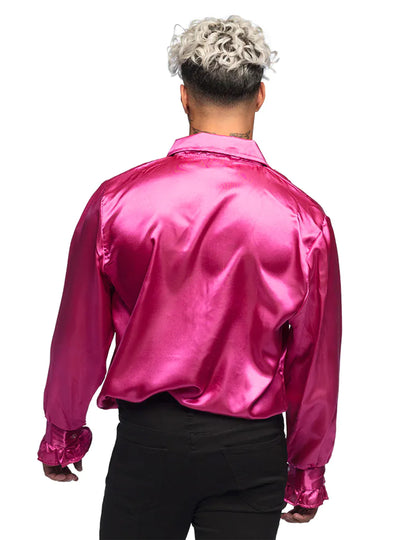 Férfi rózsaszín disco ing