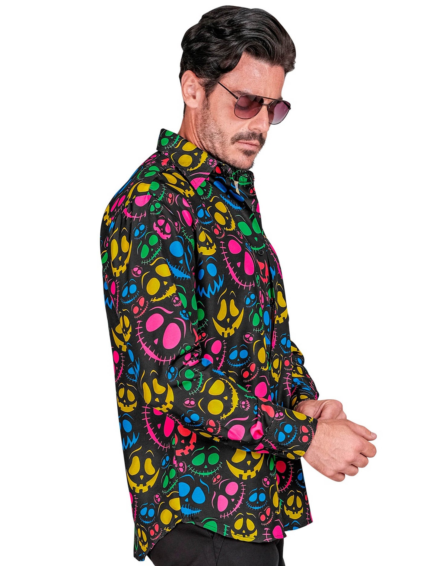 Férfi neon szellemes ing