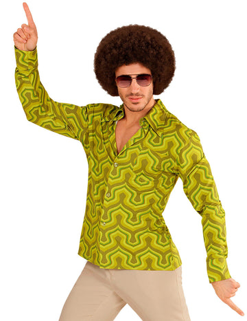 Zöld groovy ing 70 -es évek embere