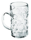 Átlátszó söröskorsó 50 cl