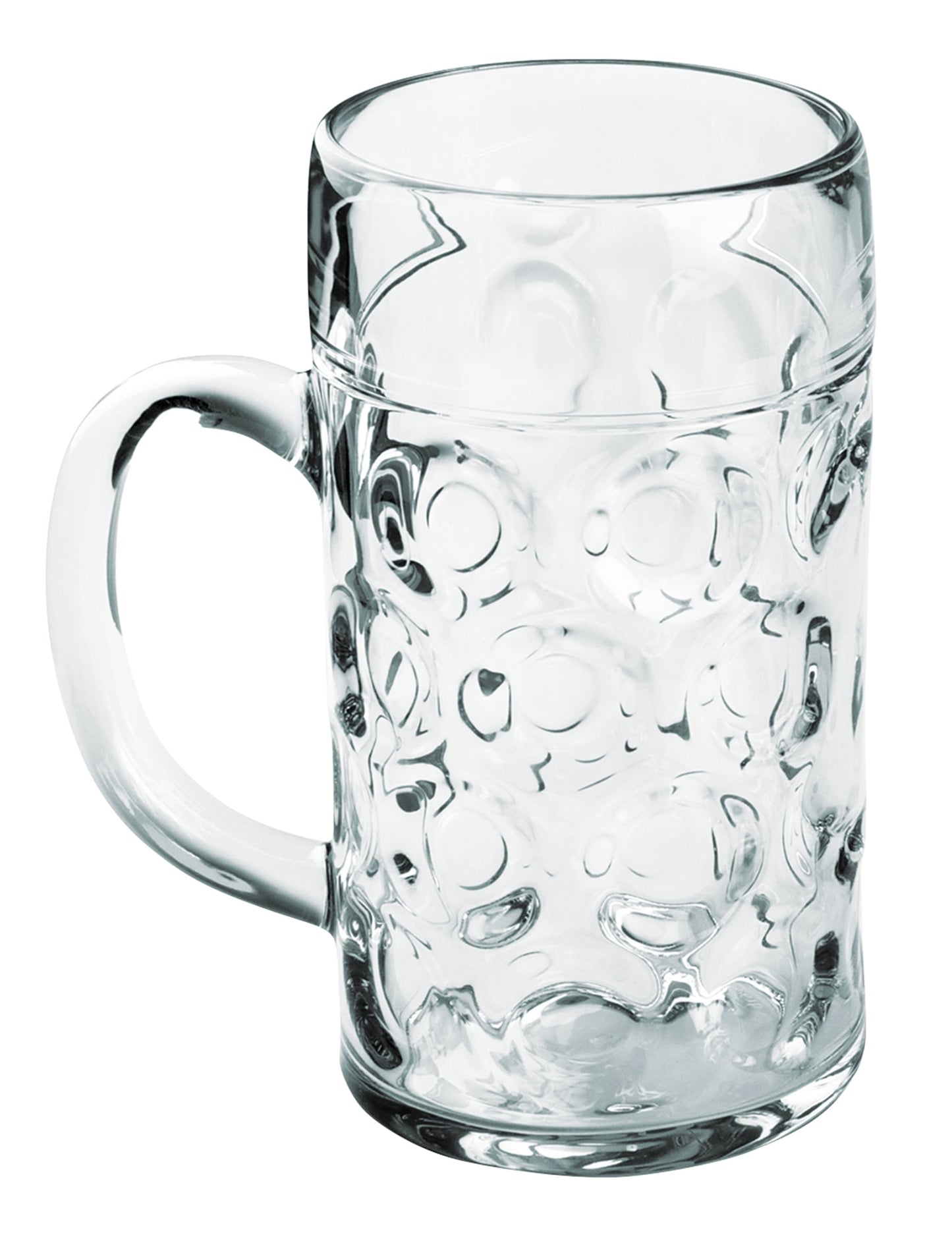 Átlátszó söröskorsó 50 cl