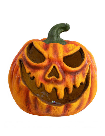 Világító, ijesztő tök 33 cm