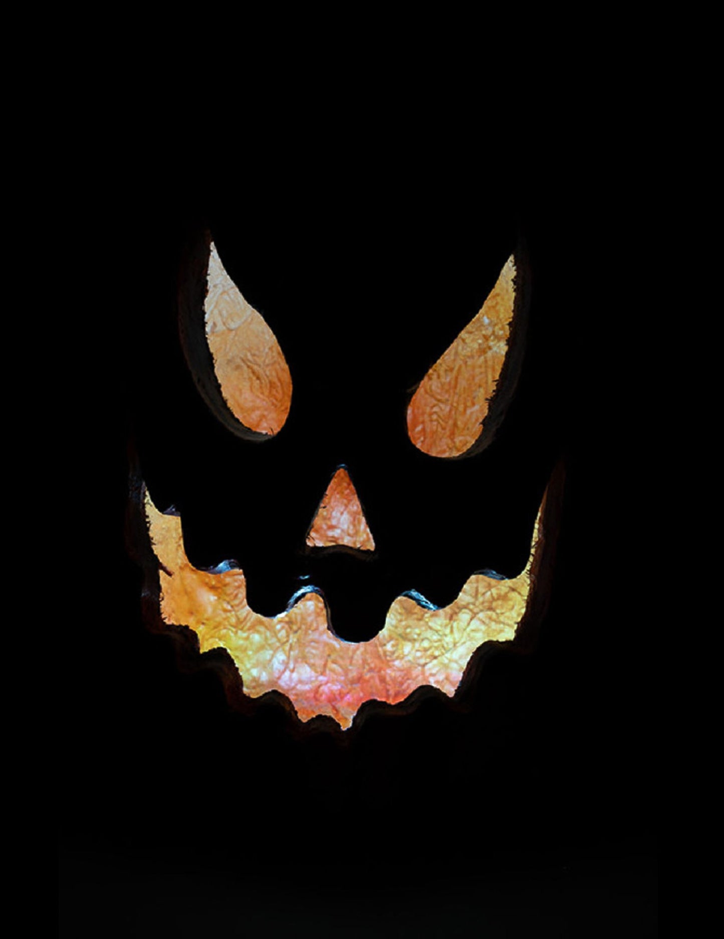 Világító, ijesztő tök 40 cm