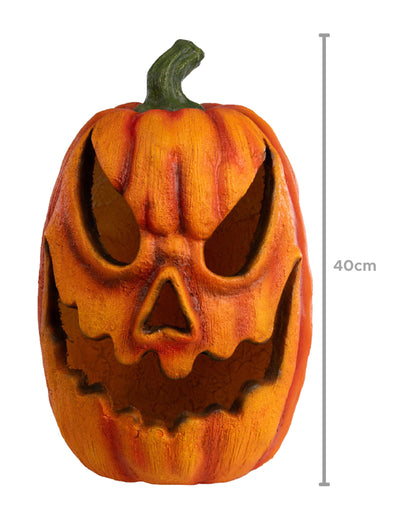 Világító, ijesztő tök 40 cm