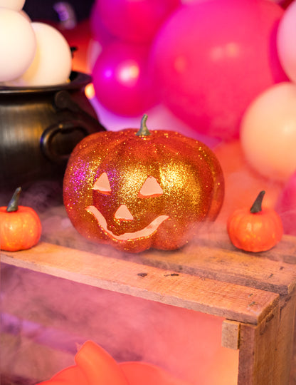 Tök csillogó fényes halloween 17 cm