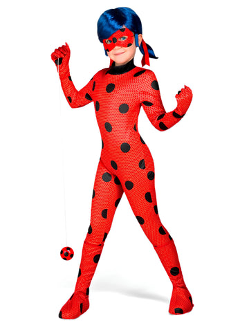 Déguisement complet Ladybug Miraculous™ pour enfant rouge et noir avec masque et yo-yo