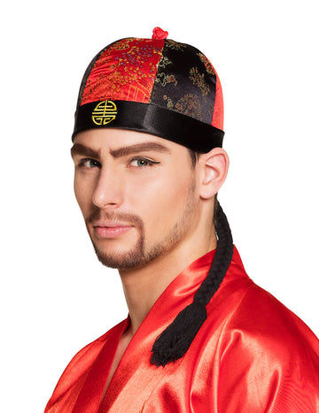 Kínai sapka felnőtt zsinórokkal