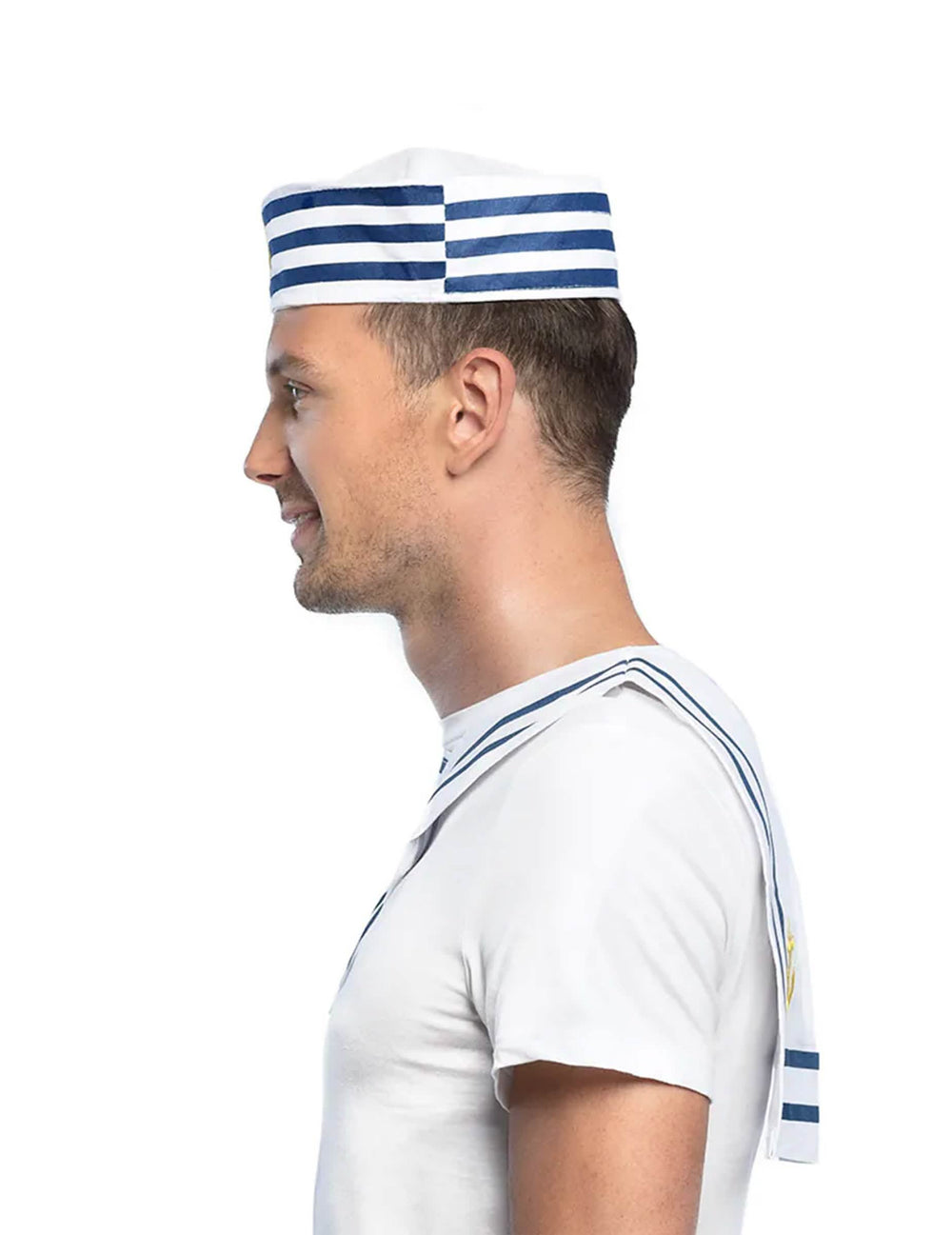 Felnőtt tengerészgallér profilnézetben