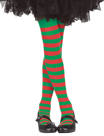 Gyerek piros és zöld harisnyanadrág