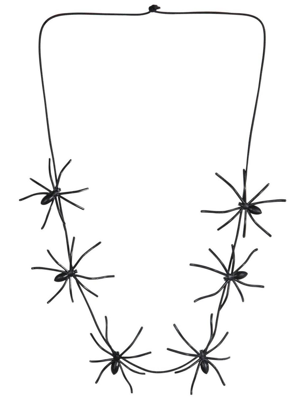 halloween pókok nyaklánc felnőtt fekete