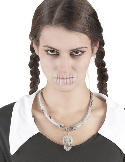 Halloween felnőtt koponya nyaklánc