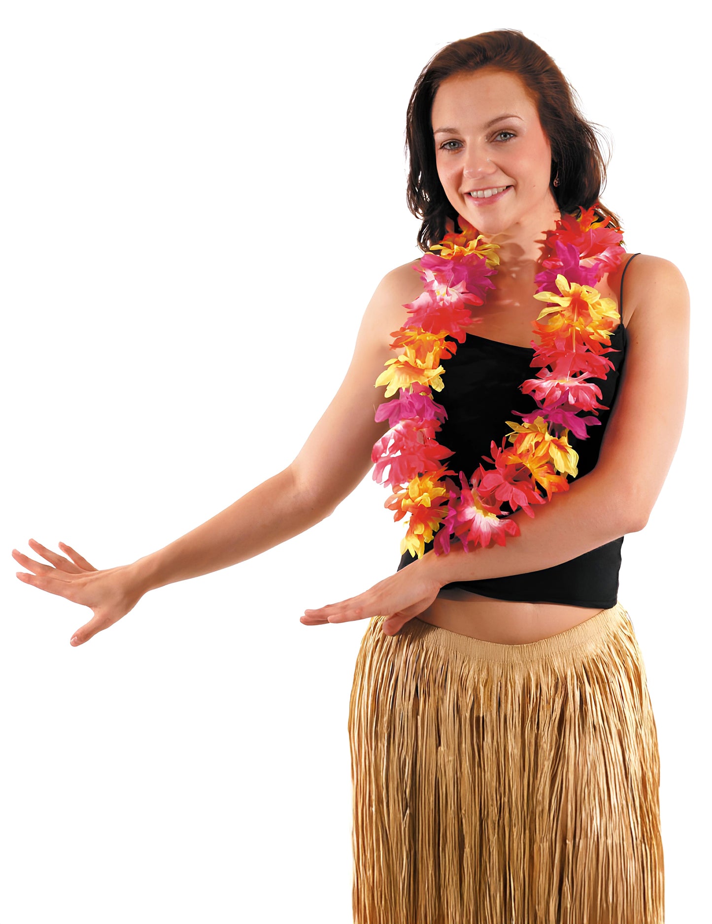 Felnőtt nagy virágos hawaii nyaklánc