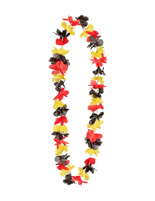 Vue d'ensemble du Collier Hawaï supporter Belgique