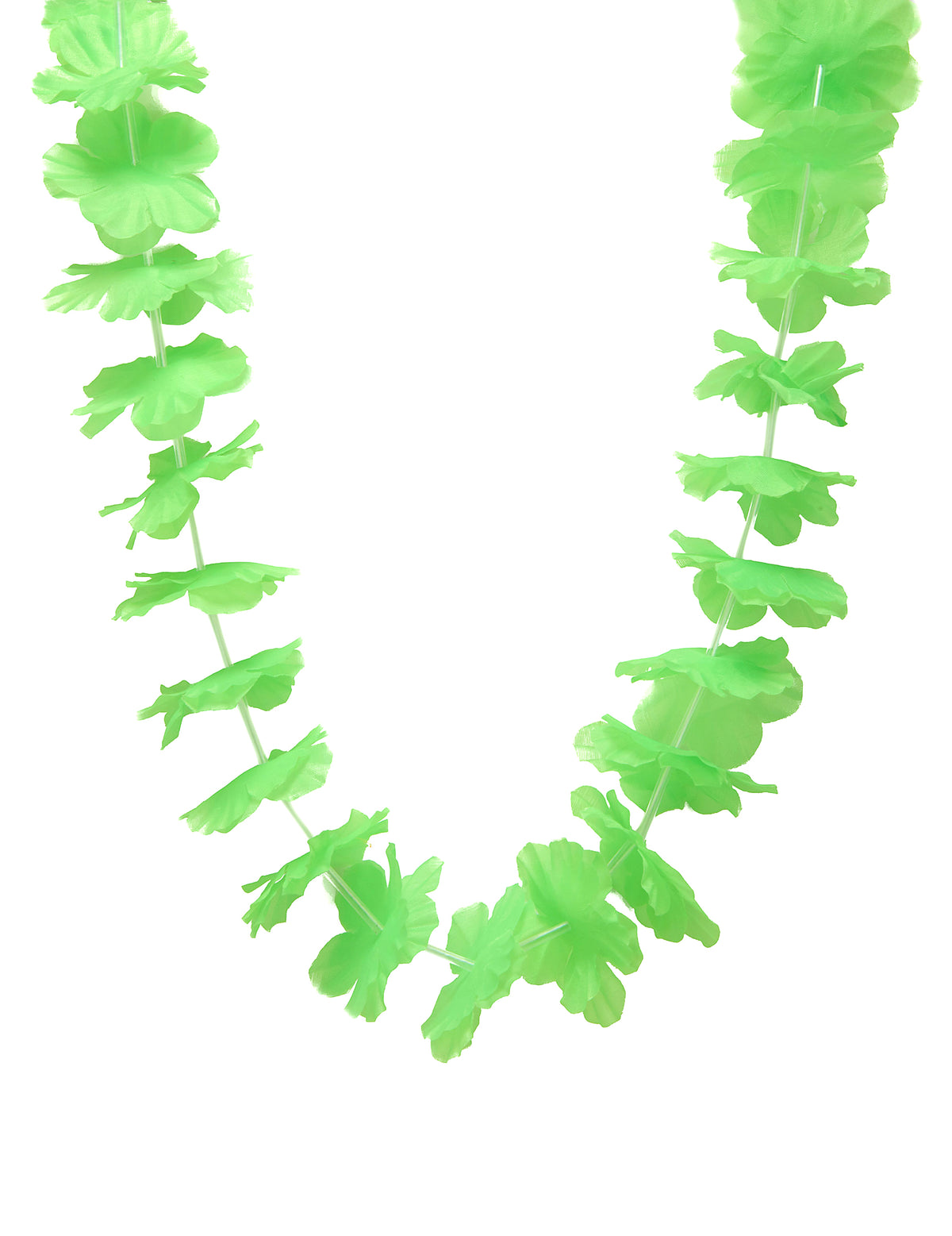 Collier hawaï pour adulte vert