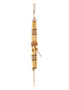 Ras de cou indien pour adulte beige et marron en bois