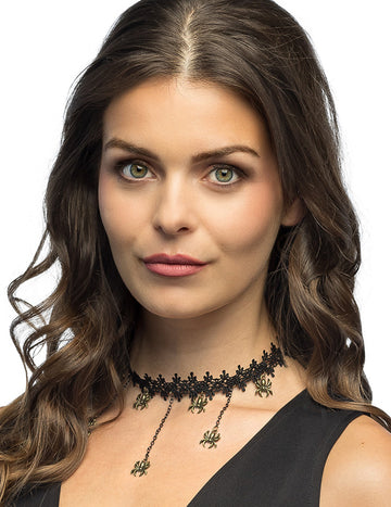 Felnőtt pók choker nyaklánc