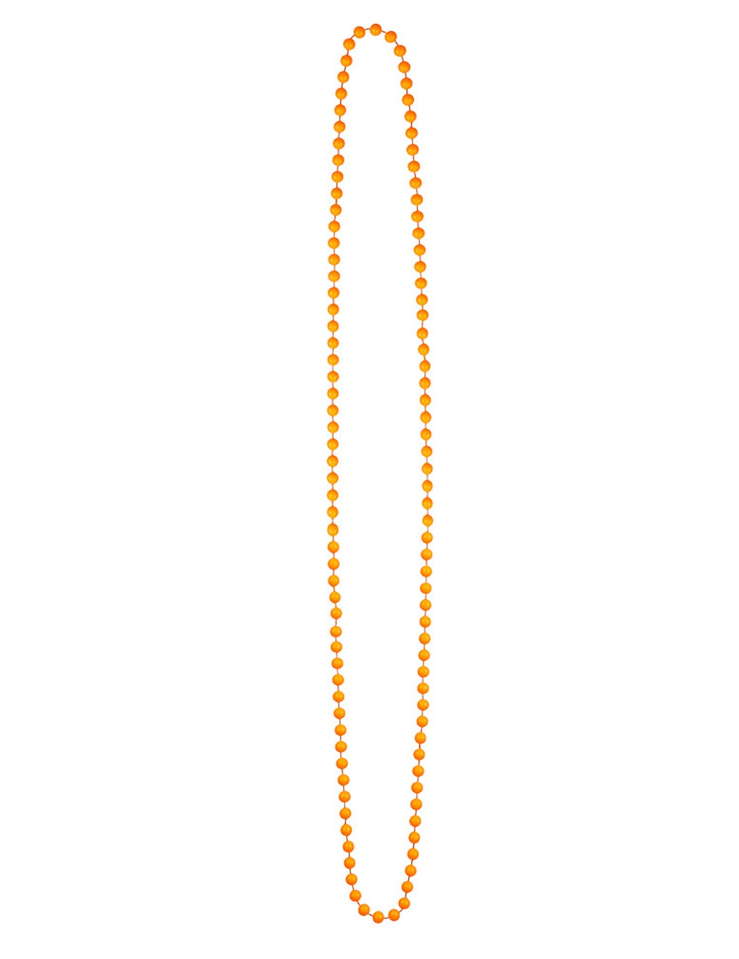 Variante orange du collier perles fluo pour adulte