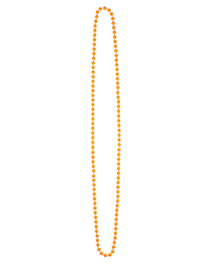 Variante orange du collier perles fluo pour adulte