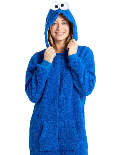 Combinaison Cookie Monster Sesame Street™ adulte