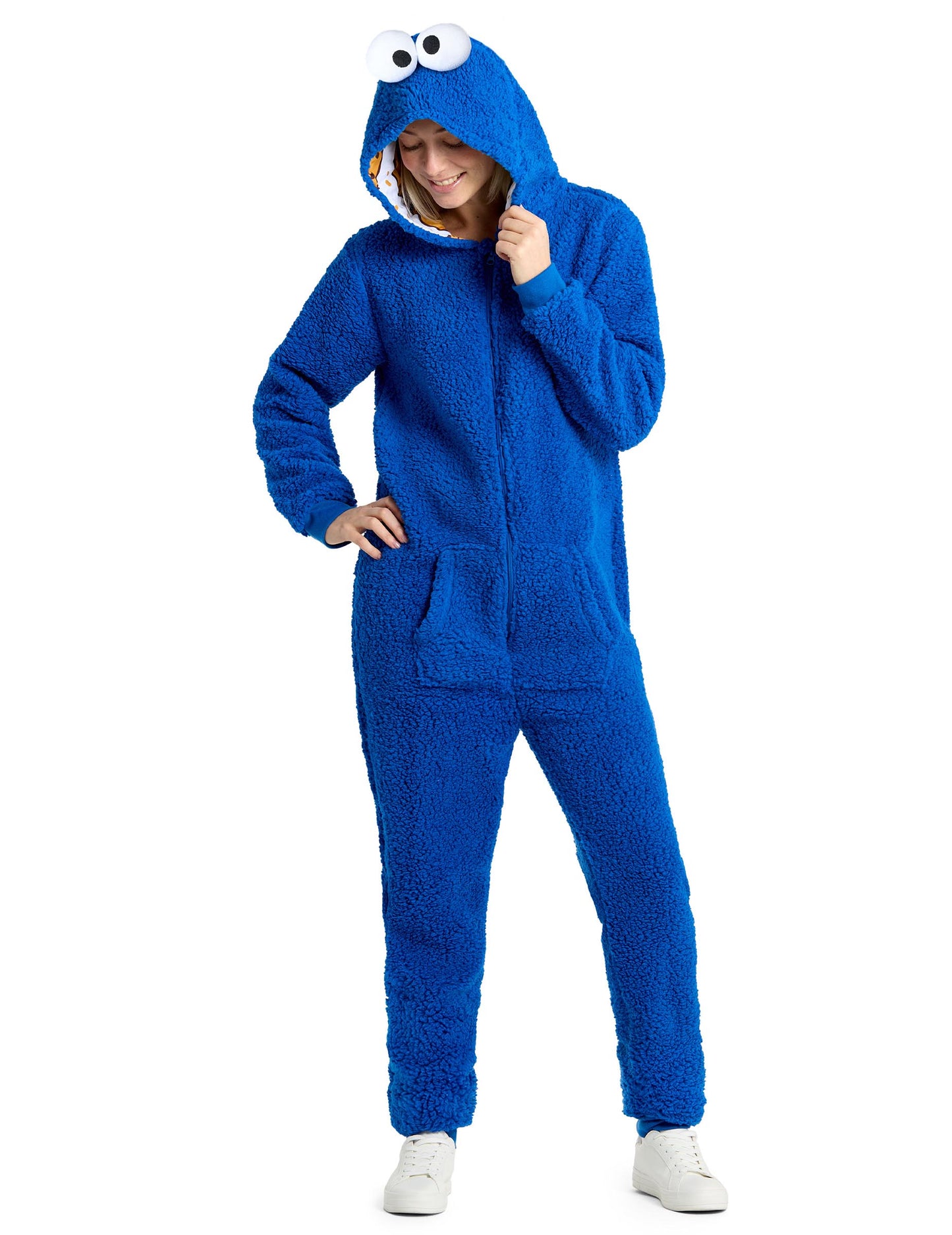 Combinaison Cookie Monster Sesame Street™ adulte
