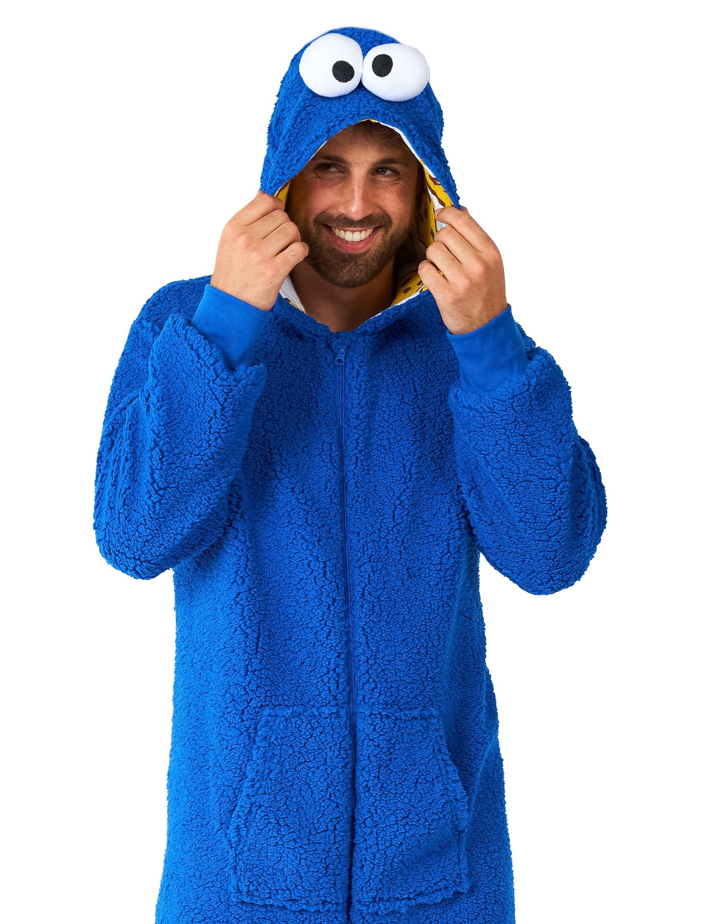Combinaison Cookie Monster Sesame Street™ adulte