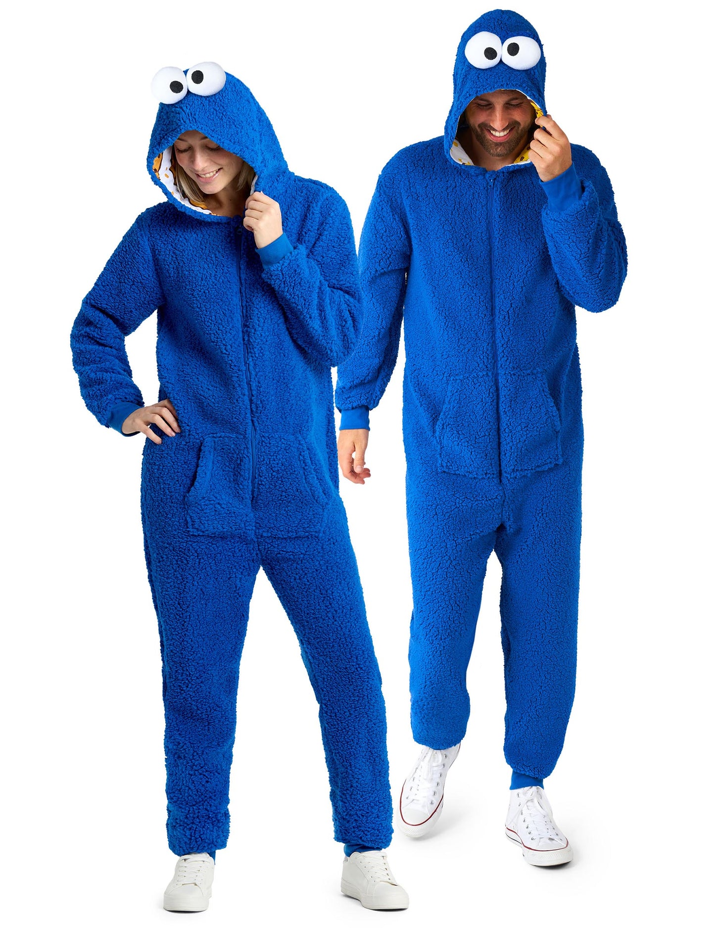 Combinaison Cookie Monster Sesame Street™ adulte