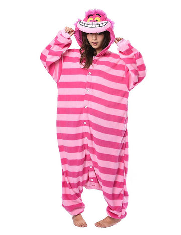 Kigurumi csevegés Cheshire Alice -ból Wonderland Cat felnőtt