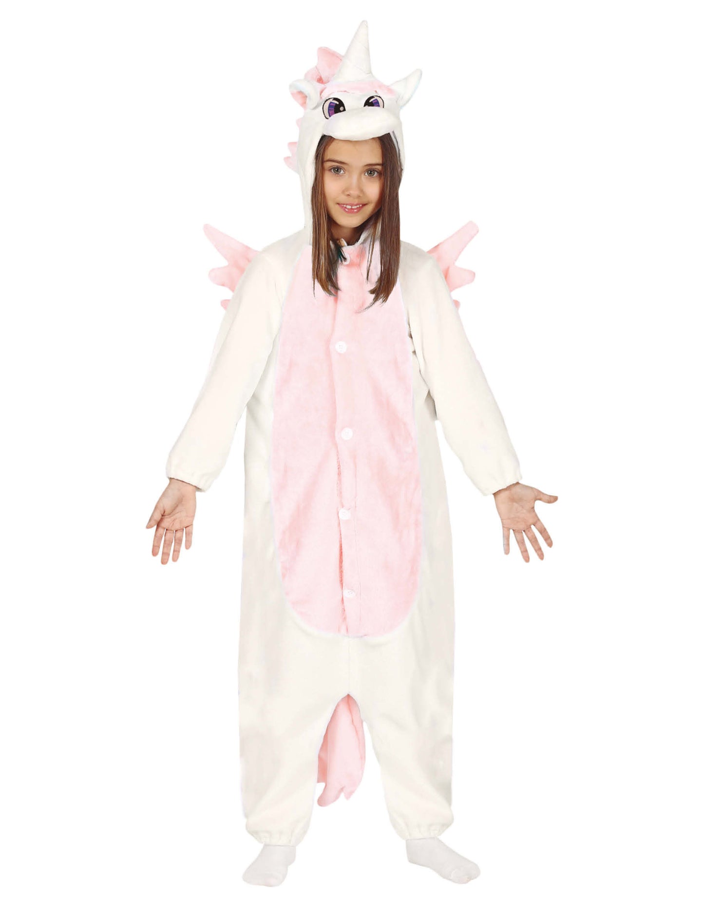 Fehér egyszarvú és rózsaszín kombináció