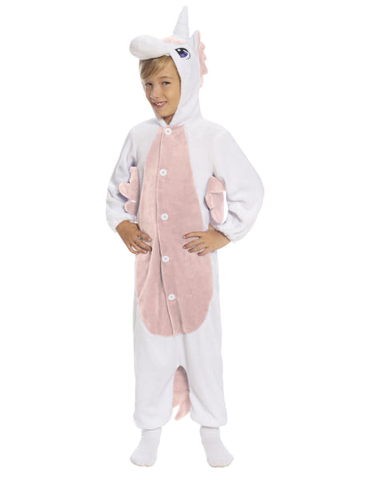 Fehér egyszarvú és rózsaszín kombináció