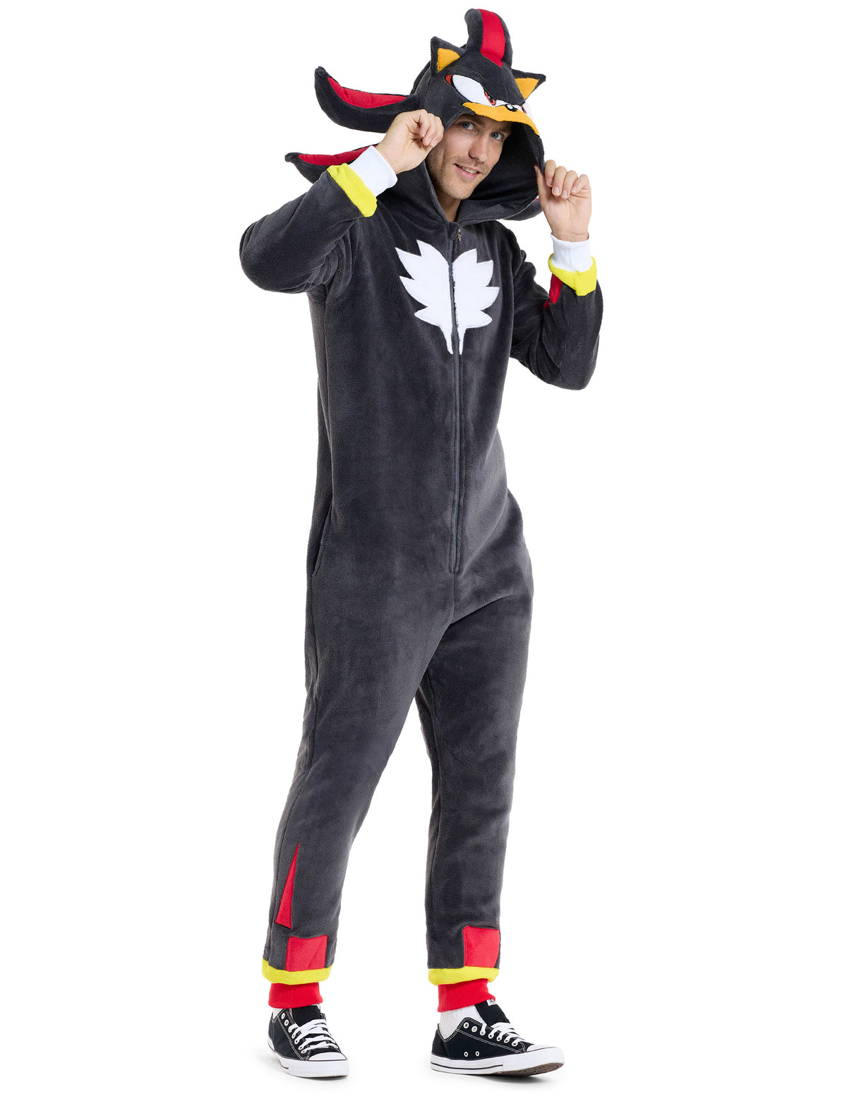 Felnőtt Shadow Sonic™ kezeslábas 