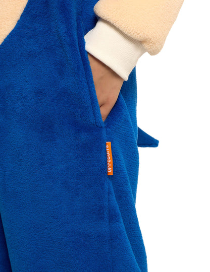 Détail de la poche de la combinaison Sonic le hérisson