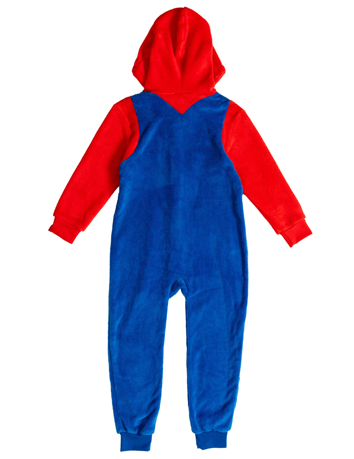 Vue de dos de la combinaison Super Mario pour enfant