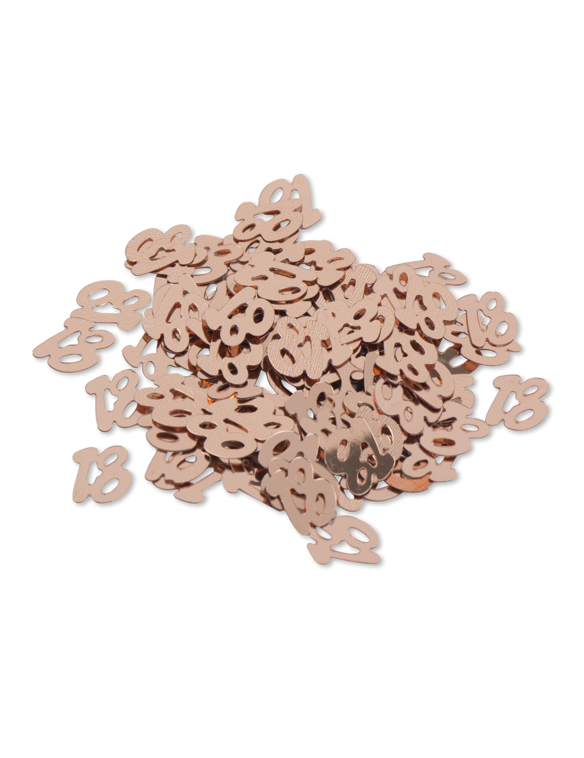 Confettis de table 18 ans pour anniversaire rose gold