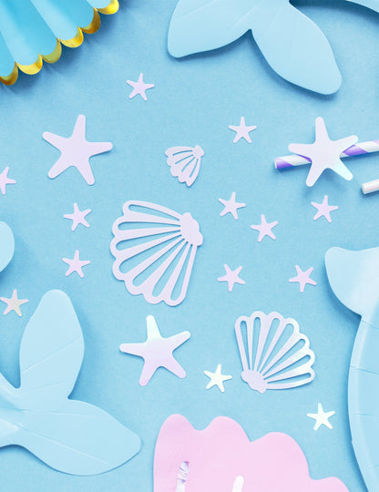 Asztal konfetti irizáló kagylók 23 g