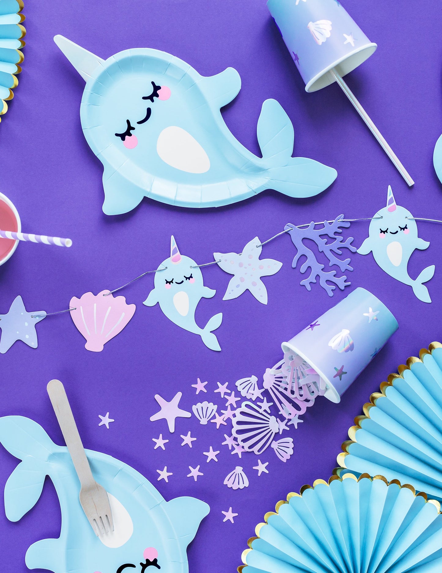 Asztal konfetti irizáló kagylók 23 g