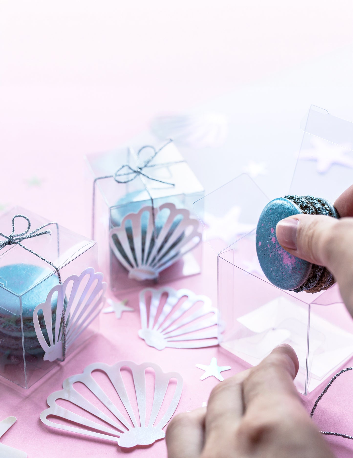 Asztal konfetti irizáló kagylók 23 g