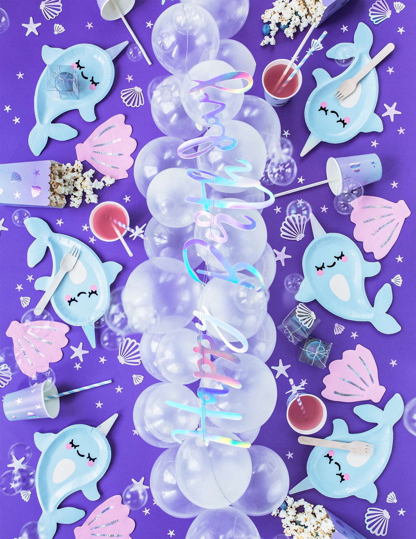 Asztal konfetti irizáló kagylók 23 g