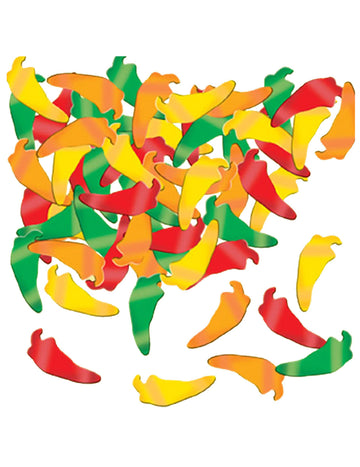 Színes chili paprika asztali konfetti, 34 gramm