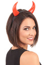 Halloween felnőtt vörös szarv