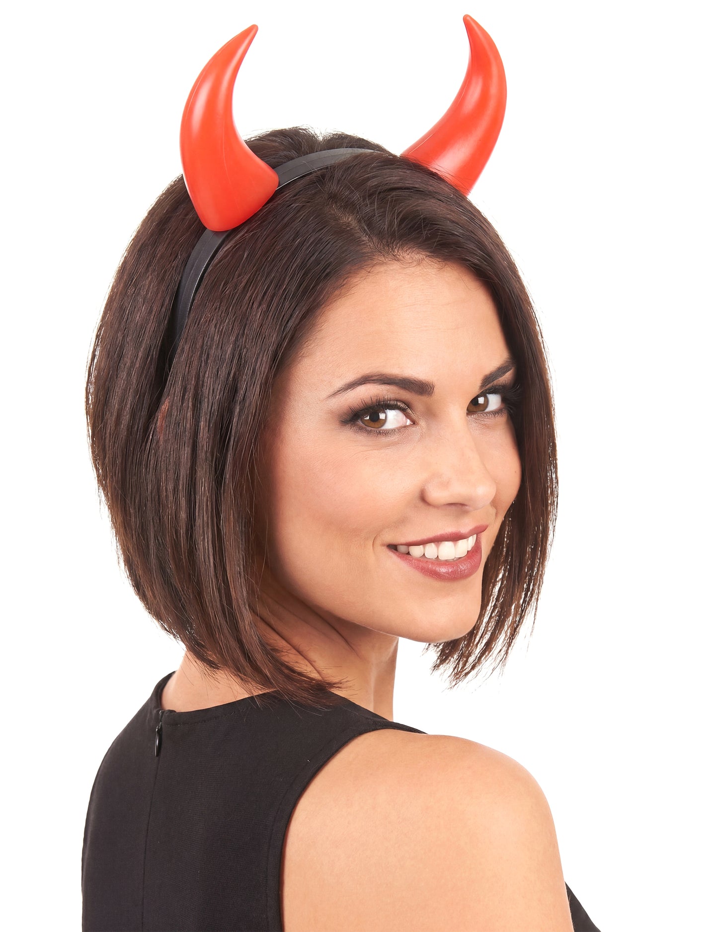 Halloween felnőtt vörös szarv