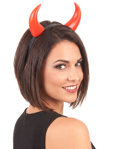 Halloween felnőtt vörös szarv